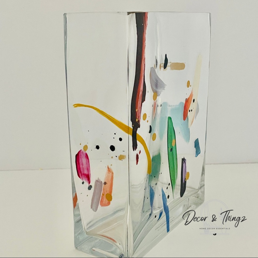 Rectangular Glass Vase
